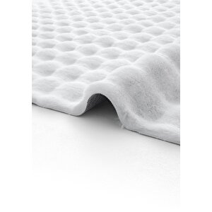 Cool Halı Pretty Beyaz Yıkanabilir Kabartmalı Yumoş Halı Kaymaz Suni Kürk Tavşan Post Peluş Halı