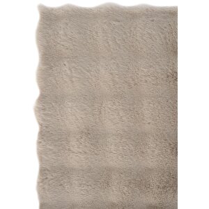 Cool Halı Pretty Vizon Yıkanabilir Kabartmalı Yumoş Halı Kaymaz Suni Kürk Tavşan Post Peluş Halı