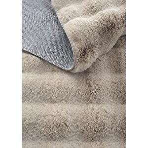 Cool Halı Pretty Vizon Yıkanabilir Kabartmalı Yumoş Halı Kaymaz Suni Kürk Tavşan Post Peluş Halı