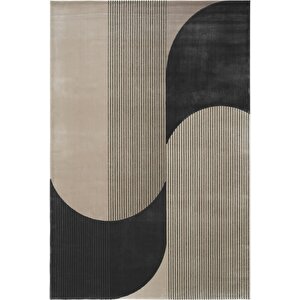Design 04 Vizon Salon Halısı Geometrik Desen Yüksek Kalite Sık Dokuma Oturma Odası Halısı 200x300 cm
