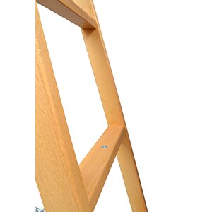 Buse 4 Basamakli A Ti̇pi̇ Katlanir Gürgen Ahşap Merdi̇ven 140cm