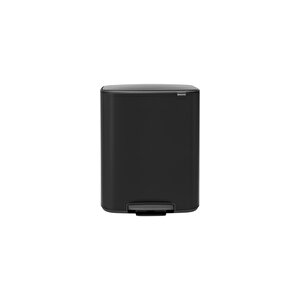 Bo Matt Black Pedallı Çöp Kutusu 60l