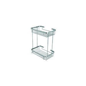 İgk Yapi - Çelik Banyo Taci İkili Şampuanlık 23x15cm 304 (p10-029)