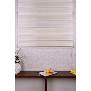 Gold Kendinden Desenli Etek Dilimsiz Ds11747 V2 Zebra Stor Güneşlik Perde 200x200 cm