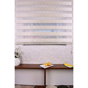 Gold Düz Etek Dilimsiz Ds 11802 V4 Zebra Stor Güneşlik Perde 120x260 cm