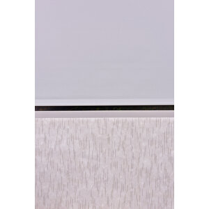 Gri Düz Etek Dilimsiz Mat Sun P-1635 Zebra Stor Güneşlik Perde 260x200 cm