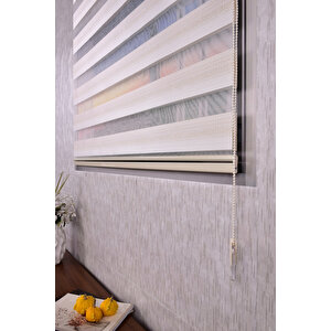 Gold Kendinden Desenli Etek Dilimsiz Ds11747 V2 Zebra Stor Güneşlik Perde