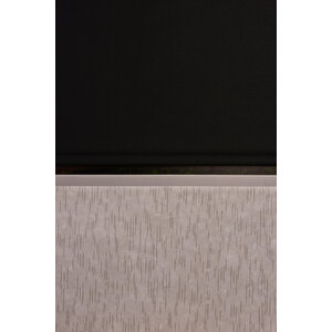 Siyah Düz Etek Dilimsiz Mat Sun Panama P-5000 Zebra Stor Güneşlik Perde 240x240 cm