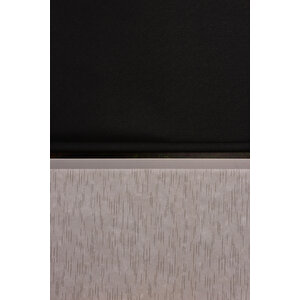 Siyah Düz Etek Dilimsiz Ferme Blackout P-5000 Zebra Stor Güneşlik Perde 240x200 cm