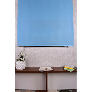 Mavi Simli Düz Etek Dilimsiz F 1030 Sr Zebra Stor Güneşlik Perde 140x200 cm