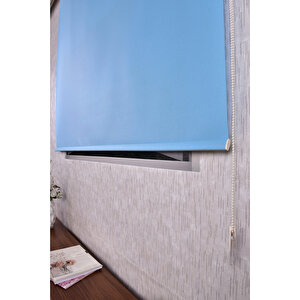 Mavi Simli Düz Etek Dilimsiz F 1030 Sr Zebra Stor Güneşlik Perde 160x240 cm