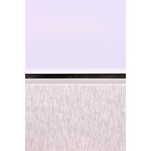 Beyaz Düz Etek Dilimsiz İp 1001 Zebra Stor Güneşlik Perde 100x260 cm