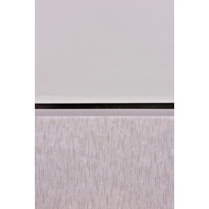 Krem Karartma Düz Etek Dilimsiz Krem Blackout Zebra Stor Güneşlik Perde 80x260 cm