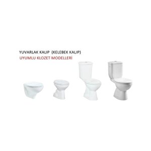 Nkp Slim Smart Thermoplast Yavaş Kapanan Klozet Kapağı Nkp0302