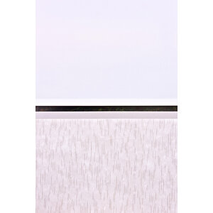 Ekru Düz Etek Dilimsiz İp 1000 Zebra Stor Güneşlik Perde 240x240 cm