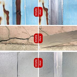 Süper Güçlü Su Sızdırmaz Çamur Bant Sakız Bant Tamir Çatlak Boru Bandı 48 Mm X 1,5 Metre