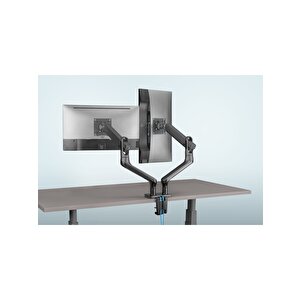 Özel Tasarım 15 -32" 9 Kg 2xusb Gaz Basınçlı Çiftli Monitör Tutucu