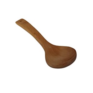 Ahşap Kepçe Kaşık Büyük Boy Ahşap Uzun Saplı Kaşık 28 Cm Ahşap Tahta Kaşık Yemek Kaşığı