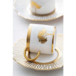 Acar Hadeon Gold 6 Kişilik Kahve Fincanı Takımı Hxf-06800
