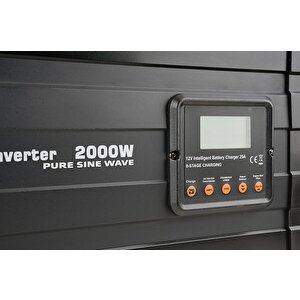 Nfs1500-12 Apex 1500w Şarjlı Tam Sinüs İnverter 12v