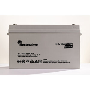 Electro Zirve 25,6v 100ah Lityum Akü (lifepo4)