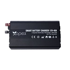Apx1240 Apex 12v 40a Smart Akü Şarj Cihazı