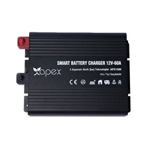 Apx1260 Apex 12v 60a Smart Akü Şarj Cihazı