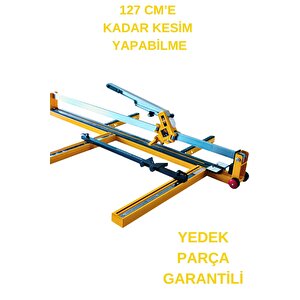 Long 120cm Granit Ve Fayans Kesme Makinesi - Yeşil Lazerli, Yedek Elmas Ucu Hediyeli