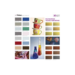 Polisan X1 Art Vernikli Hobi Boyası 120ml Siyah Orkide