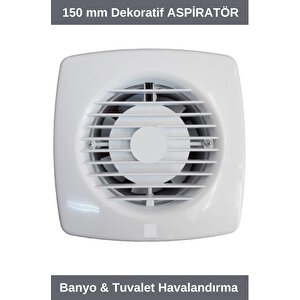 Banyo Tuvalet Havalandırma 150 Lik Fan Aspiratör