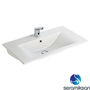 Alpu Aynalı Dolaplı Banyo Dolabı Safir Meşe 80 Cm