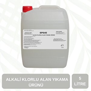Supta Alkali Klorlu Köpüklü Alan Yıkama Maddesi Profesyonel 5 Lt