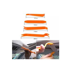 Oto Torpido Sökücü Trim Teyp Radyo Kapı Konsol Sökme Aparatı Trim Led Sökme Aparatı 4 Set