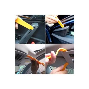 Oto Torpido Sökücü Trim Teyp Radyo Kapı Konsol Sökme Aparatı Trim Led Sökme Aparatı 4 Set