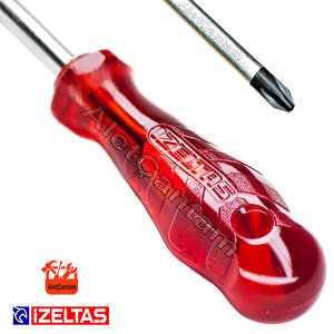 İzeltaş Yıldız Tek Tornavida Kraft  6x100mm Genel Kullanım