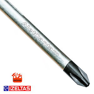 İzeltaş Yıldız Tek Tornavida Kraft  6x100mm Genel Kullanım