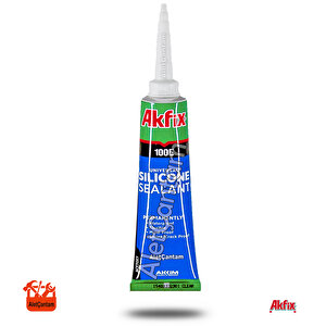 Akfi̇x 100e  Tüp Si̇li̇kon Şeffaf 50 Ml