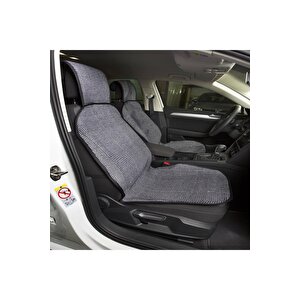 Volkswagen Arteon Oto Koltuk Minderi Kilim Minder Klasik Ön 2'li Set Siyah Beyaz Gri