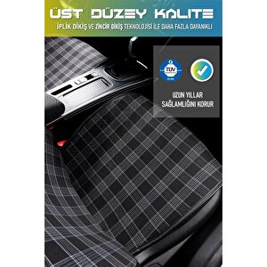 Hyundai Getz Lüx Oto Koltuk Minderi Ön 2'li Set Elegance Serisi Si̇yah