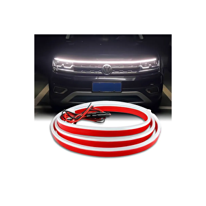 Volvo Xc60 Kaput Ledi, Gündüz Ledi, Silikon 150cm Beyaz Beyaz