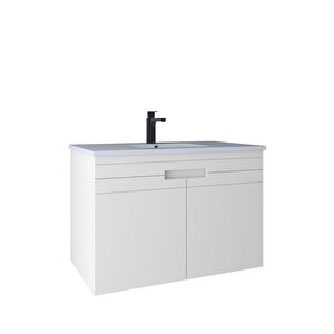 Meta 91 Cm Lavabo Dolabı Kapaklı Bianco Kb710060 Beyaz
