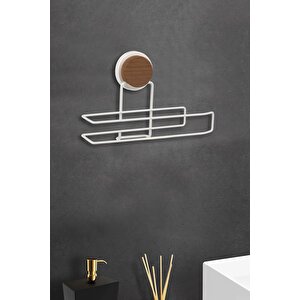 Okyanus Home Ahşap Desenli Magic Fix Sihirli Yapışkan Beyaz Kağıt Havluluk