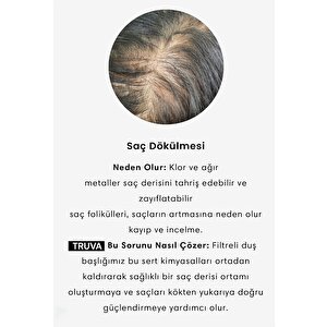 3 Adet Yedek Filtreli Kireç Önleyici Özellikli Masaj Özellikli Duş Başlığı