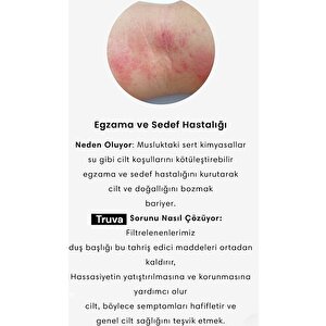 3 Adet Yedek Filtreli Kireç Önleyici Özellikli Masaj Özellikli Duş Başlığı