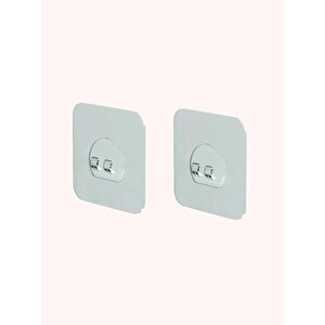 2 Adet Güçlü Kendinden Yapışkanlı Kanca Duş Rafı Kancası, Sticker Sty004