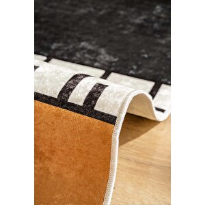 Classico Makinede Yıkanabilir Kaymaz Taban Leke Tutmaz Antialerjik Çocuk Odası Halısı, Gri, 120 X 160