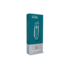 Çaki Classic Alox Wild Jungle Turkuaz Kutuda Victorinox