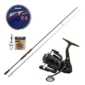 Yekoutdoor Spin Olta Seti Savage Gear Sg4 Shore Game 9' /2.74 Cm 10-30 Gr 2 Parça&savage Gear Sg4c 3000 Fd 10+1bb Olta Makinesi