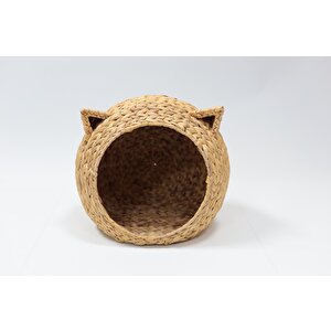 Bohem Su Sümbülü Büyük Kedi Evi Iskandinav, Modern, Rattan