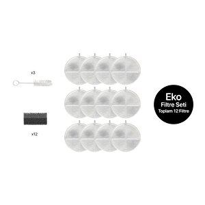 Akıllı Su Pınarı Yedek Filtre 12\'li Eko Set